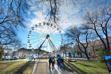 Február végéig forog az óriáskerék Székesfehérváron